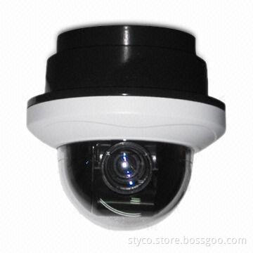Speed Come Camera, 650TVL (Color) 700TVL (B/W), Auto Color to B/W with 255 Presets, 360° Pan
